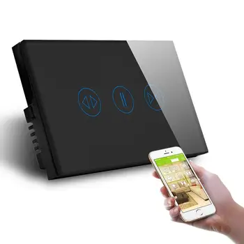 VĂZĂTOR Smart Home NE/AU WIFI Smart Touch Cortina Comutator de Control Vocal prin Alexa,inteligent cortina Jaluzele întrerupător 110-240V smart switch