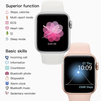 Ceas inteligent Bărbați Femei 2020 Full Touch de apelare Bluetooth Măsurare Rata de Inima smartwatch pentru Apple Decât noi IWO 12 Max 2.0 Ceas