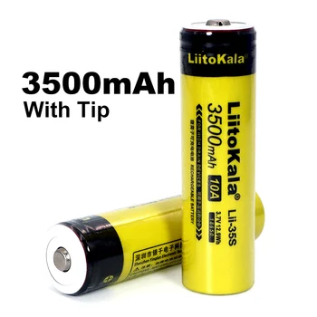 1-20BUC LiitoKala Lii-35S Noua baterie 18650 3.7 V 3500mAh baterie reîncărcabilă litiu pentru lanterna LED-uri+DIY subliniat