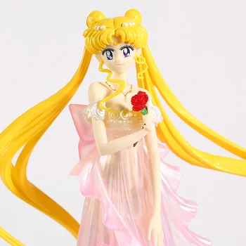 Pretty Guardian Sailor Moon Princess Serenity Tsukino Usagi PVC Figura de Colectie Model de Păpușă Jucărie