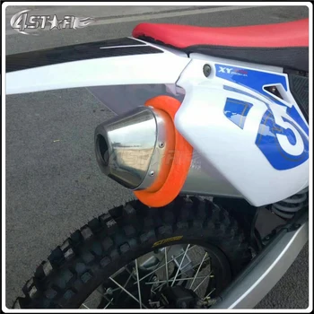 Motocicleta Cauciuc Universal de Evacuare Capacul Protector Guard Anti-fierbinte Pentru SUZUKI RM250 RMZ250 RMZ450 RMX250 DR250 DRZ400