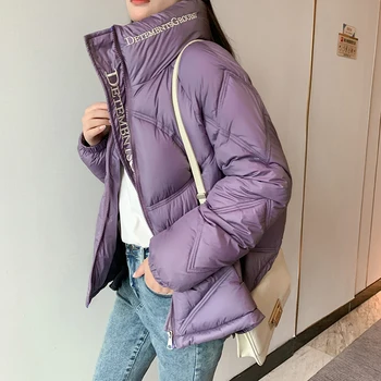 2020 Iarna femei, geci jachete casual solid de sex feminin se ingroase cald căptușit jachete strat de sex Feminin stil uza