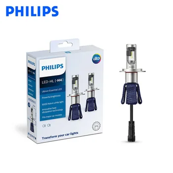 Philips LED H4 H7 9003 Ultinon Esențiale LED-uri Auto Hi/lo Fascicul de 6000K Lumină Albă Strălucitoare Auto Faruri H8 H11, H16 9005 9006 HB3 HB4