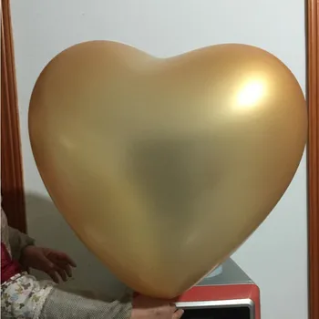 5pcs/lot 36 inch pe în formă de Inimă mari baloane nunta decor 23g 10 Culori Balon cu Heliu Inflable dragoste baloane din latex