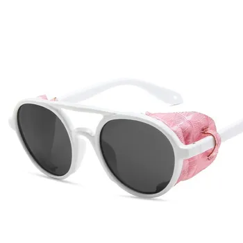Clasic Steampunk ochelari de Soare Barbati de Brand Designer de Epocă Pătrat Cadru de Plastic Ochelari de Soare de sex Feminin de Peste de Dimensiuni UV400 Ochelari