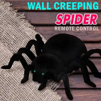 Control De La Distanță Paianjen Lup Înfricoșător Robot De Păianjen Realist Noutate Jucarii Cadouri De Halloween