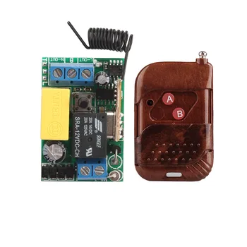 AC220V RF Wireless Mini Comutator Releu Receptor telecomenzi Pentru Lumina comutator de Moment de Comutare Reglabil Fixat