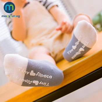 5 Pereche În Condiții De Siguranță Non-Alunecare De Cauciuc Confort Bumbac De Înaltă Calitate, Moale Nou-Născut Șosete Copii Fata De Șosete Băiat Nou-Născut Miaoyoutong
