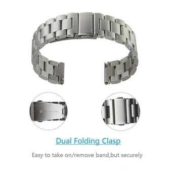OLLIVAN Metalice din Oțel Inoxidabil Ceas Trupa Pentru Xiaomi Amazfit GTR 42/47MM Curea Watchband Pentru Amazfit GTR 2 2e 42 47 Feliuta