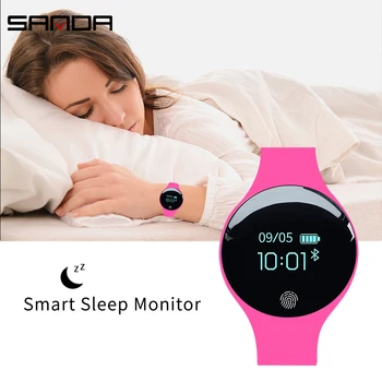 SANDA Smartwatch pentru IOS Android Barbati Ceas Inteligent Pedometru Fitness Femei Ceasuri Sport Impermeabil Ceas de Ceas Bluetooth