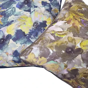 Moda Abstract Flori Frunze Tesatura Moale de Acasă Canapea Scaun față de Pernă Decorative, Designer de Pernă 45x45cm 2 culori