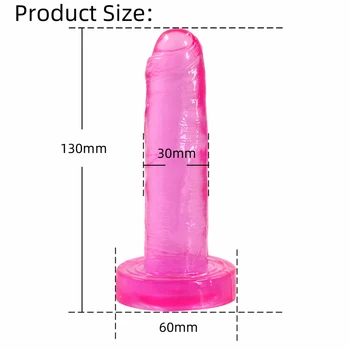 Simulare Jelly Vibrator Ventuza Puternica Erotic Glonț Penisului Adulti Jucarii De Nici Un Vibrator Anal Fundul Jucării Pentru Femeie Sex Toy Shop