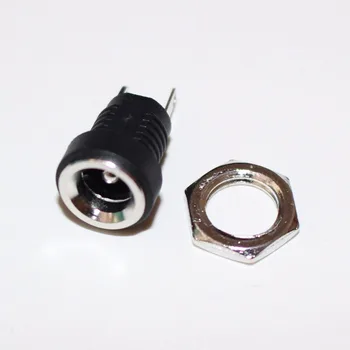 10sets DC022B 5.5*2.1 / 5.5 x 2.1 mm Putere DC Soclu/ DC Conector cu Montare pe Panou, DC-022B & capac rezistent la apa