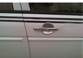 Masina acoperă mânerul ușii capacului garnitura pentru Hyundai Accent 2007 2008 2009 2010 2011 Masina Crom Styling exterior Autocolant Trim C256