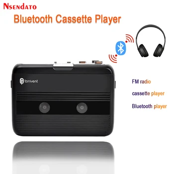 Bluetooth Casetofon & Player Portabil Autonom Casetofon Radio FM Cu Auto-reverse funcția Bluetooth Player