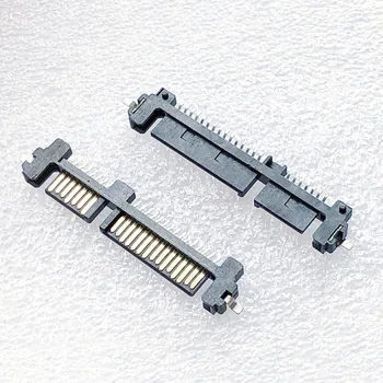 10buc/lot hard disk SATA interface 7+15P sex masculin locul orizontală carton tip de 90 de grade paster conector/mufa
