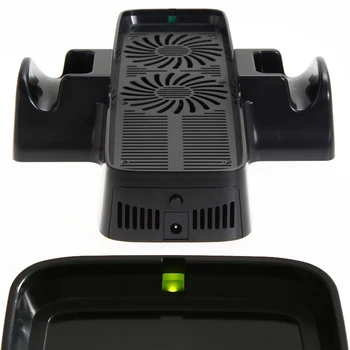 Ventilator de răcire cu Dual Dock Stand pentru XBOX 360 Controler de Joc de Răcire Răcitor