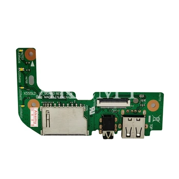 Original cu cablu Pentru Asus X555 X555L X555LD X555LD_IO AUDIO USB CITITOR de CARD de BORD REV:2.0 MB Testat Navă Rapidă