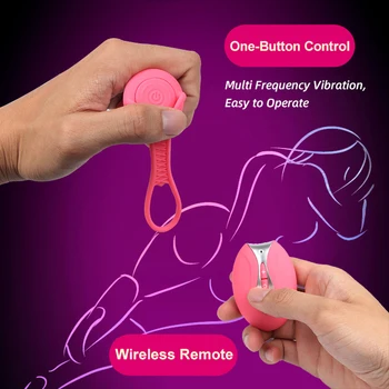 Wireless Glont Vibrator Vibrator cu Stimulator Clitoridian Adult Jucarii Sexuale pentru Femei 10 Vibrații Impermeabil Biberon G spot Masturbari