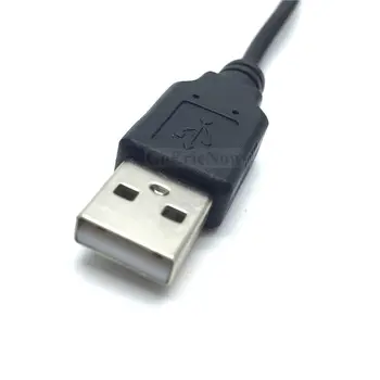 En-gros de 200 buc DC 5.5x2.1 mm 80cm male la USB de sex Masculin Cablu de Alimentare prelungitor