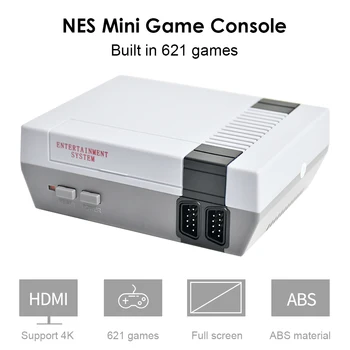 Mini TV, Consola de Joc Built-In 621 Jocuri pe 8 Biți Retro Clasic de Jocuri Portabile Player HDMI Ieșire Video NES Clasic Consola