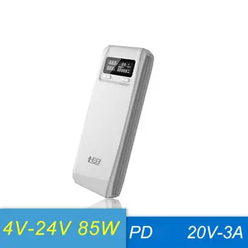 QD188-PD Dual USB QC 3.0 + Tip C PD Ieșire DC 8 x 18650 Baterii DIY Power Bank Cutie Titularul Caz Încărcător Rapid Pentru Telefonul Mobil