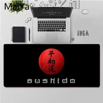 Maiya Japoneză Bushido Samurai Gamer Viteza Șoareci De Vânzare Cu Amănuntul Mici De Cauciuc Mousepad Transport Gratuit Mari Mouse Pad Tastaturi Mat