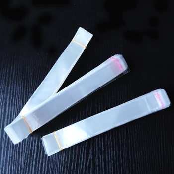 StoBag 1000pcs 3*32cm Clar de Plastic autoadezive, Sac de Sine Subțire Sac Mic Pen Bijuterii de Ambalare Pungă Ambalaj Cadou Consumabile