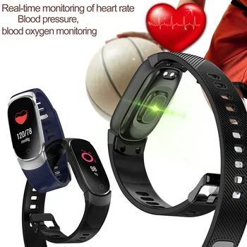 Smart Fitness Brățară Cu Măsurarea Presiunii Tracker Activitate Rata De Inima Tracker Sânge Impermeabil Ceas Brățară Inteligent Femei