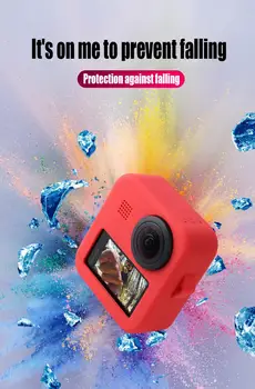 GoPro Max capac de protecție capac de silicon pentru camera panoramică anti-zgârieturi și anti toamna max 360 capacul obiectivului