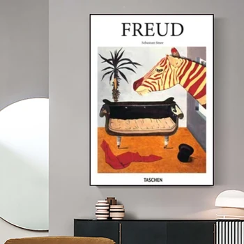 Franceză Freud Postere si Printuri pe Perete Panza Pictura Arta de Perete Moderne Pânză de Imagine pentru Camera de zi Decor de Birou Acasă