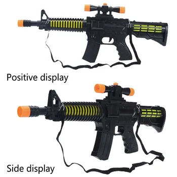 Cadou de crăciun de Sunet și Lumină de Simulare Muzica Copii Arma este Arma de Jucărie Băiat Pistol Mitralieră de Sport în aer liber-joc de Rol SX108