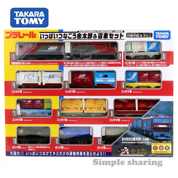Takara Tomy Pla-Rail Plarail LOCOMOTIVE ELECTRICE TIP EH500 KINTARO & Cargobot Japonia Tren