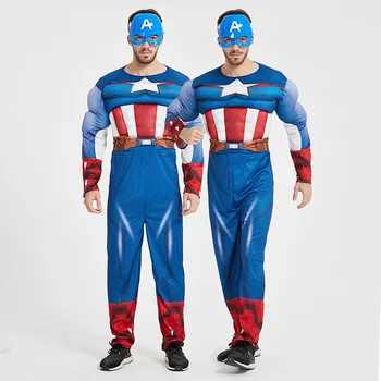 Disney Adult Avengers Spiderman Cosplay Musculare Costum Captain America, Superman, Iron Man Optimus Prime Costum Petrecere