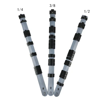 Cheie tubulara suport de Stocare din plastic Feroviar Rack Suport unitate Organizator Glisantă 1/4