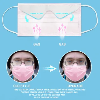 50/100BUC Unisex pentru Adulti Masca de Unică folosință Nonwove 3 Straturi Straturi Mască cu Filtru gura masca de Fata Respirabil măști baluri#Y40
