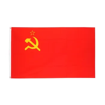 150*90CM Uniunea Republicilor Sovietice Socialiste-URSS Pavilion Banner Super-Poli Interior/Exterior URSS Țării de PAVILION rus Banner