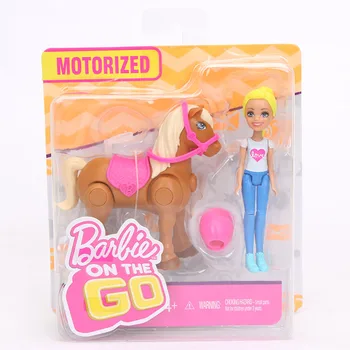 Papusa Barbie Motorizate păpușă Pe drum Cavaler Model de Cal Sociale de Jucarie din Plastic de Fete FHV60