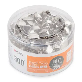 300 Buc/CUTIE M&G Argint Pushpins Metal Piuneze pe Hartă Desen Push Pins Meserii Accesorii de Birou Rechizite Școlare Papetărie
