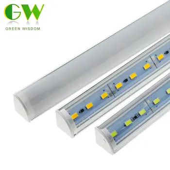 Perete Colț de Bar LED Lumina DC12V 50cm Luminozitate Ridicată SMD 5730 Greu Rigide, Benzi cu LED-uri în Formă de L pentru Dulap de Bucătărie de Iluminat 5pcs/lot