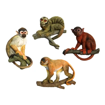Noul Manual Pictate Maimuță Ramură 3D Magneți de Frigider Turism, magazin de Suveniruri Frigider Autocolante Magnetice Acasă Decorare Cadou