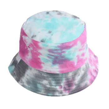 Moda tie dye Găleată Pălării pentru bărbați, femei Reversibile Bob Chapeau Femme Hip hop Capace Gorro Bărbați boonie Pălărie de Pescar