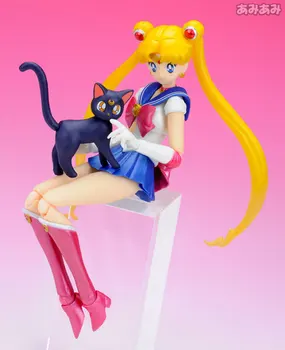 PrettyAngel - Autentic Bandai S. H. Figuarts Pretty Guardian Sailor Moon 20-PVC Sailor Moon Acțiune Figura