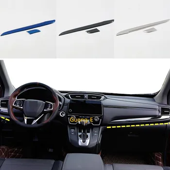 Pentru Honda CRV CR-V 2017 2018 2019 2020 Auto Interior Tapiterie din Oțel Inoxidabil torpedou Mijlocul Consola de Bord de Control Panel 2 buc