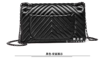 Transport gratuit de înaltă calitate, sac lanț femei geantă de umăr messageer sac de vânzare fierbinte sac negru Clasic