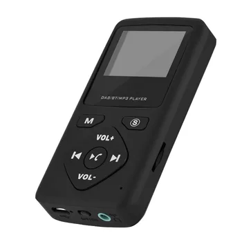 Portabil Auto DAB+Radio Receptor+ FM Apel Handsfree Bluetooth MP3 Player cu Căști Built-in baterie Slot pentru Card TF