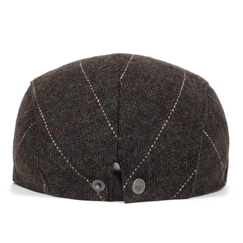 2019 noua moda cu dungi stil bereta în aer liber, toamna și iarna cald pălărie bărbați și femei universal pălării sălbatice berete