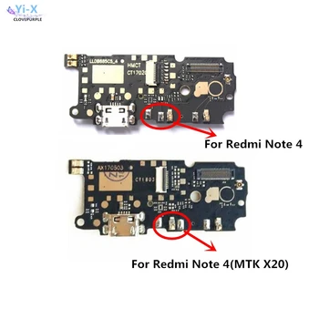 USb de Încărcare Bord Taxa microfon Placa de baza Placa de baza Flex Cablu Pentru Xiaomi RedMi Note 4 4X MTK 2017