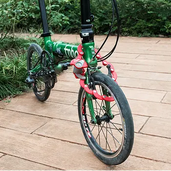 LABA Ciclu Pliabil Rotund Lanț de bicicletă de Blocare W/ Suport de Montare pe Bicicleta de Buzunar la Îndemână Cheia de Blocare MTB Sosea Ciclism în condiții de Siguranță de blocare