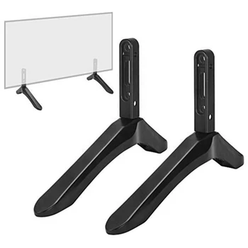 Oțel TV de bază pentru LCD Piedestal Ecran Stand Acasa Universal Monitor Riser pentru 32 la 65 de inci